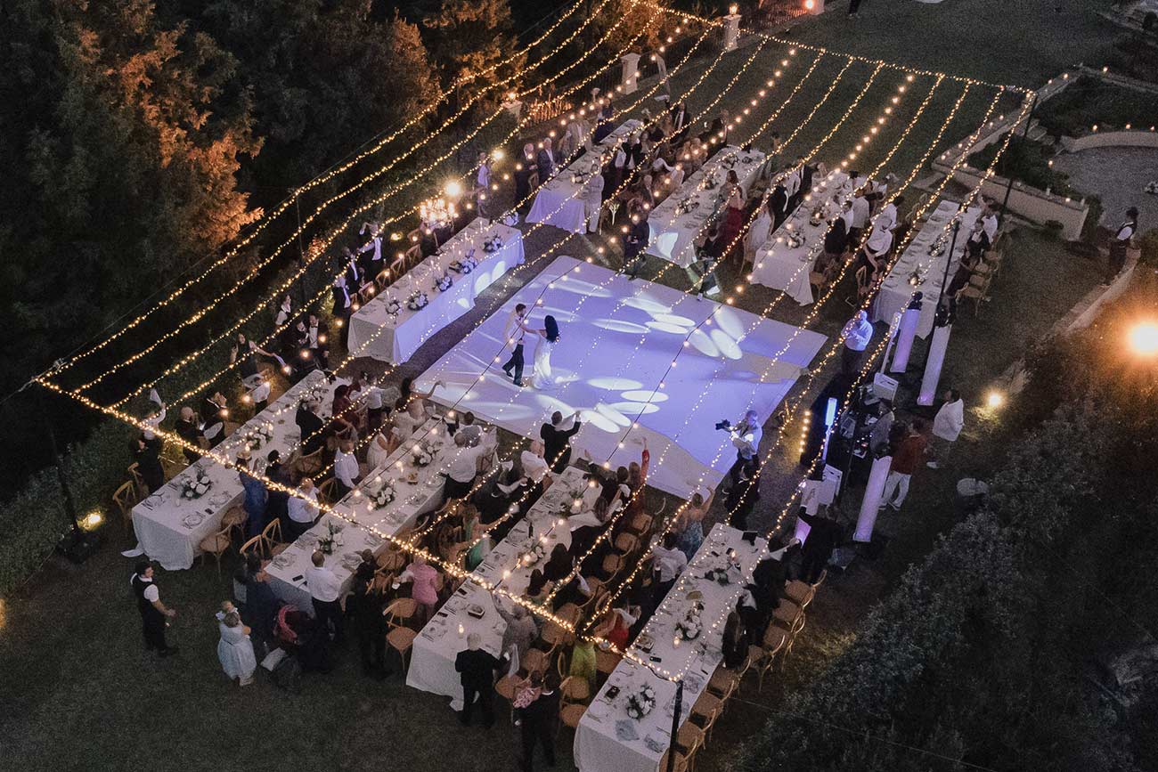 Wedding Lighting in Corfu | Wedding Rentals Corfu | DJ in Corfu | Luxury DJ Events