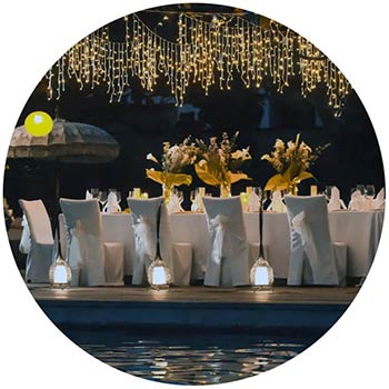 Wedding Lighting in Corfu | Wedding Rentals Corfu | DJ in Corfu | Luxury DJ Events