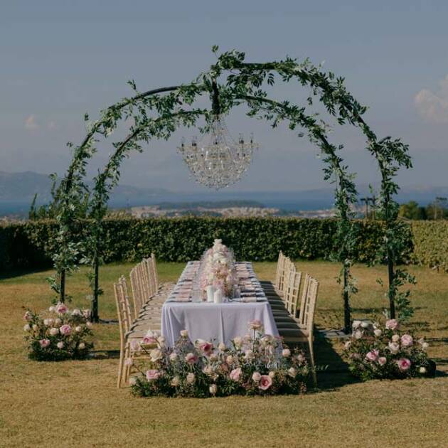 Wedding Lighting in Corfu | Wedding Rentals Corfu | DJ in Corfu | Luxury DJ Events