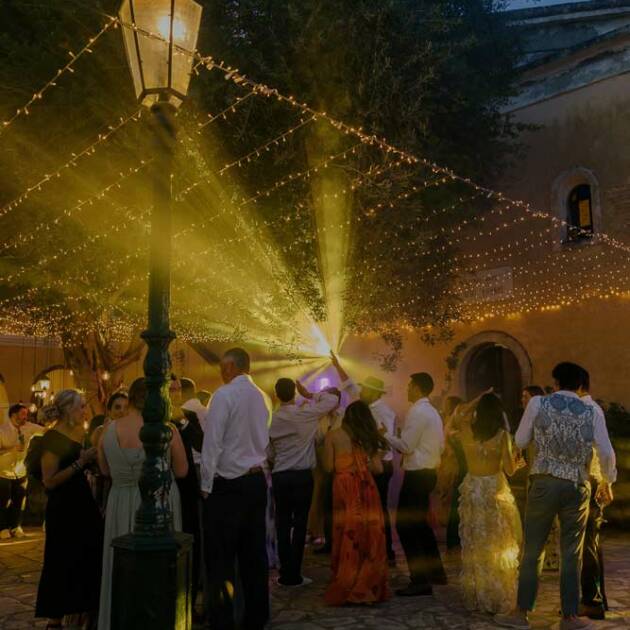 Wedding Lighting in Corfu | Wedding Rentals Corfu | DJ in Corfu | Luxury DJ Events